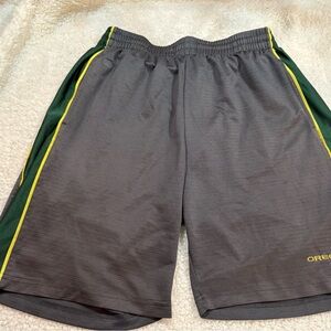 OREGON Gray and Green Men's Athletic Shorts